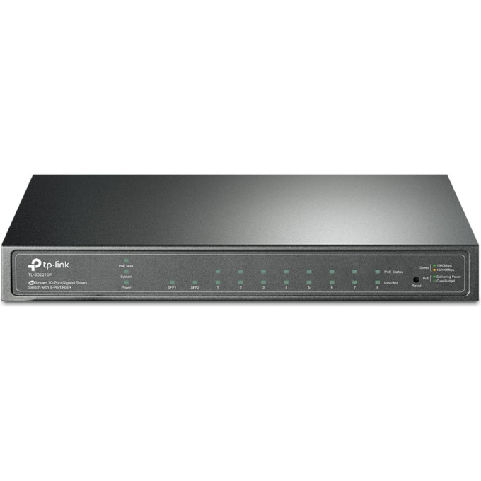 Коммутатор JetStream Smart с 8 портами TP-LINK TL-SG2210P
