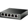 Коммутатор TP-LINK TL-SG105PE 5-портовый с 4 портами PoE+