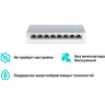 Коммутатор TP-LINK TL-SF1008D 8-портовый 10/100 Мбит/с