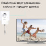 Комплект адаптеров TP-LINK AV1000 TL-PA7017P KIT со встроенной розеткой