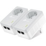 Комплект адаптеров TP-LINK POWERLINE AV600 TL-PA4020P KIT со встроенной розеткой