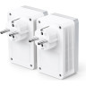 Комплект адаптеров TP-LINK POWERLINE AV600 TL-PA4020P KIT со встроенной розеткой