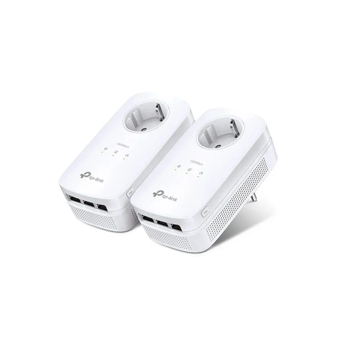 Комплект гигабитных Powerline-адаптеров TP-LINK TL-PA8030P KIT AV1300 со встроенной розеткой
