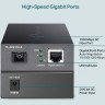 Медиаконвертер TP-LINK TL-FC311A-2 WDM гигабитный