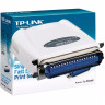 Принт-сервер TP-LINK TL-PS110P с 1 параллельным портом и 1 портом Fast Ethernet