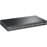 Smart-коммутатор TP-LINK T1600G-52TS (TL-SG2452) 48-портовый гигабитный с 4 SFP-слотами