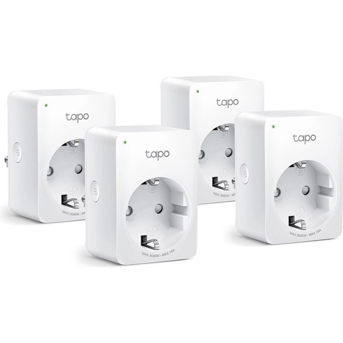 Умная Wi-Fi розетка TP-LINK TAPO P110 (4-pack)
