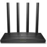 Wi-Fi роутер TP-LINK ARCHER C6, Wi-Fi 5, AC1200, 2.4/5ГГц, 4 LAN, черный